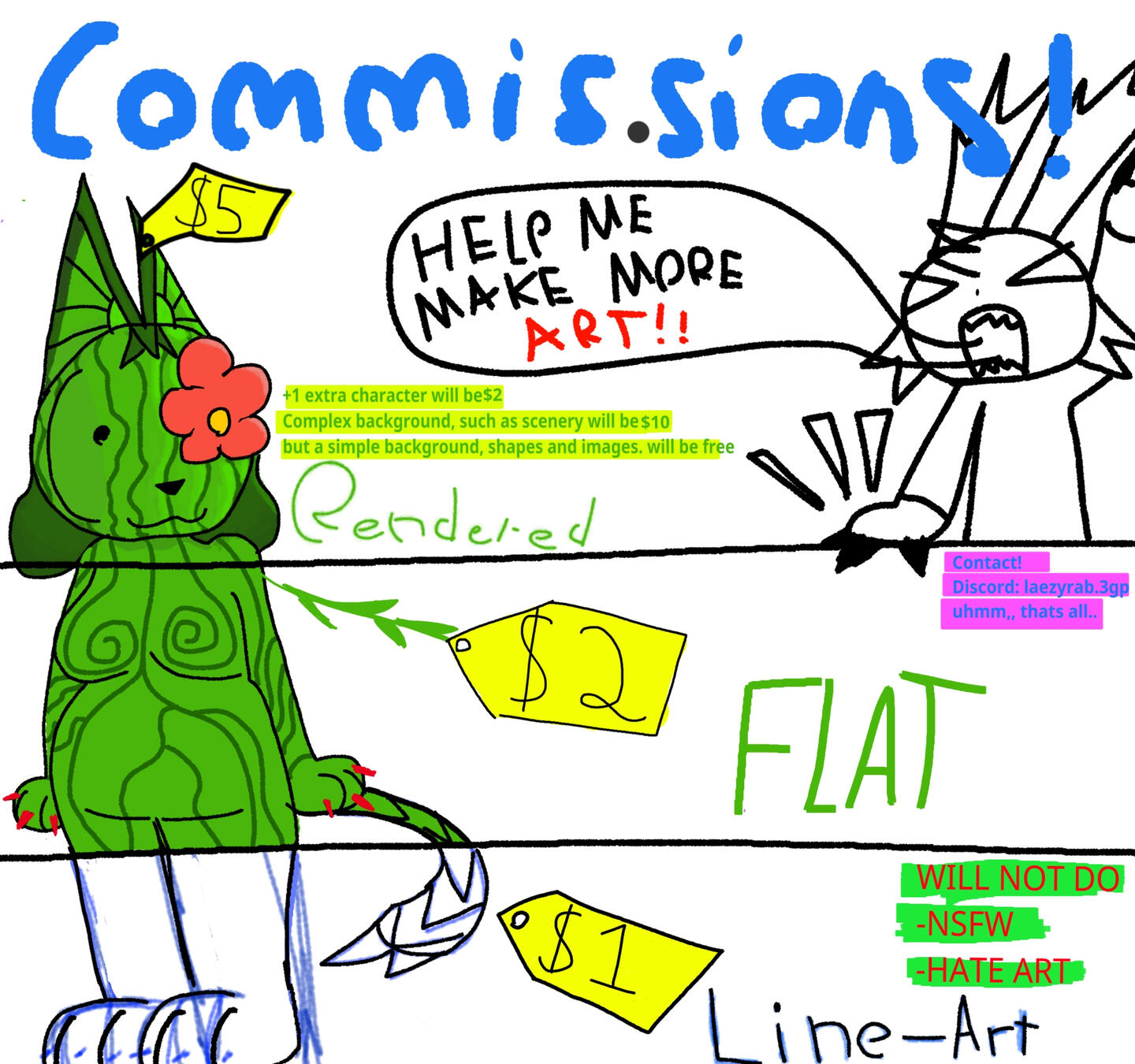 COMMISSIONS! ARE OPEN!